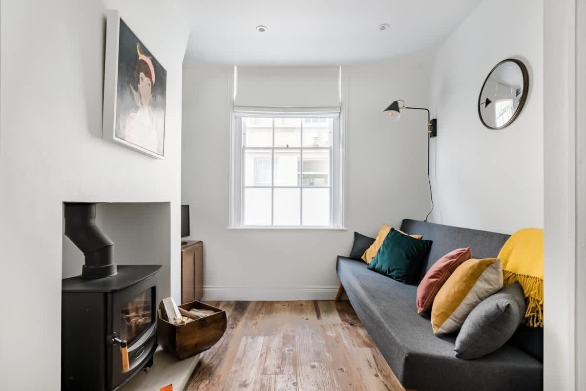 Central Georgian Townhouse With Free Parking Bath Exterior foto